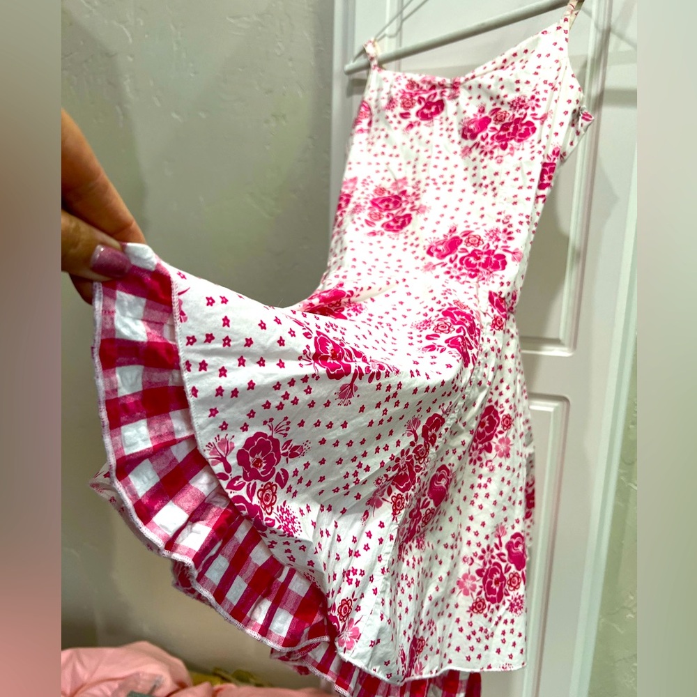 Cotton summer straps dress cute